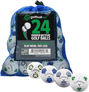Used and Recycled for Callaway Mix Near Mint 4A (White) (24 & 48) Golf Balls Mesh Bag Included