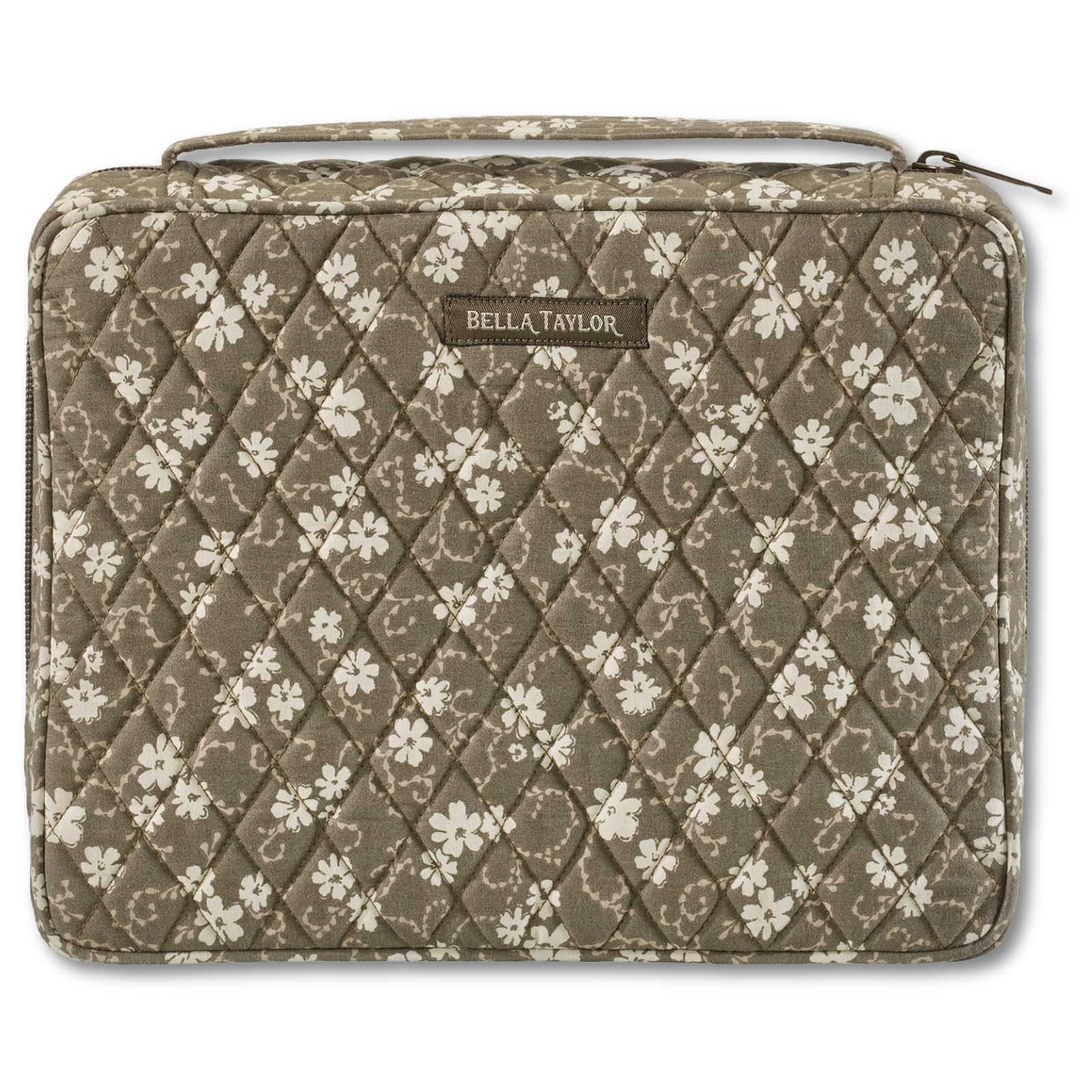 Bella Taylor Quilted Bible Cover for Women Cotton Fabric