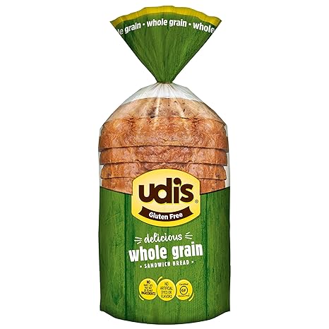 Amazon.com: Udis Gluten Free Foods Whole Grain Bread, 12 Ounce ...