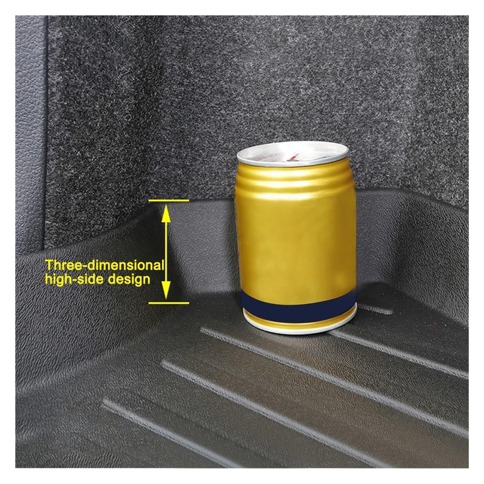 Auto-Kofferraum-Matten Für Cadillac CT4 CT5 CT6 2016-2022 wasserdichte Schutz Liner Stamm Pad Fach Gummi Matte TPE Auto Lagerung Box Hinten
