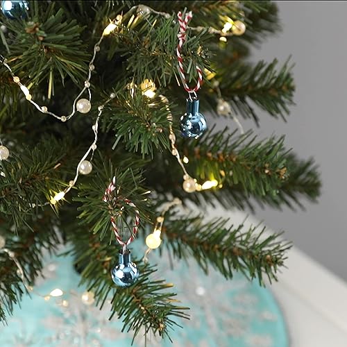Miniatura 4 de Hallmark Recuerdo 2021, perlas decorativas de 30 luces de Navidad, 9.5 pies