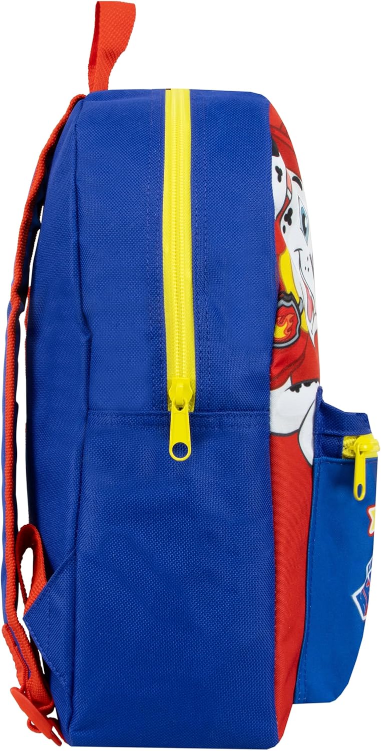 Paw Patrol Backpack With Lunch Box | Marshall, Chase And Rubble Boys Backpack | Boys School Bag | Blue One Size - Image 7