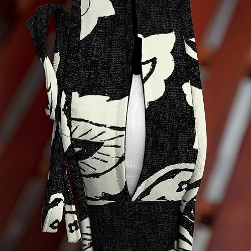 Miniatura 10 de Arden Selections ProFoam Essentials - Cojín de banco para exteriores, 18 x 46 pulgadas, Simone Black Tropical