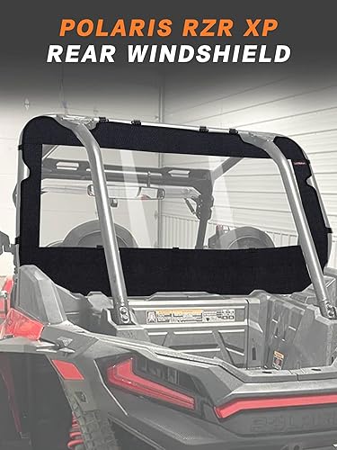 Miniatura 2 de Parabrisas trasero suave UTV - Ventana trasera Polaris RZR - Duradero, fácil de instalar, compatible con RZR XP 1000 y TURBO (2014-2023) - La