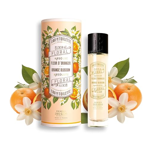 Panier des Sens - Eau de Toilette - Orange Blossom Perfume for Women - Floral Fragrance - Long Lasting, Natural Perfume - Hair & Body - Vegan Friendly - Made in France - 50ml - Orange Blossom - Spray
