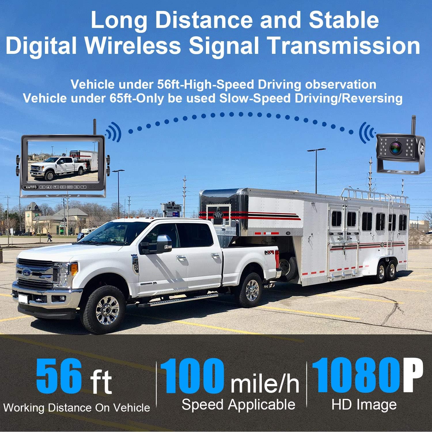 Bіg Sаlе Trailer Backup Camera HD 1080P Back Up Camera Systems Wireless with 7 Inch DVR Monitor Car Security Camera System for Truck RV Camper Adapter Compatible with Furrion Pre-Wired RVs - AMTIFO A5 🛒 Crаzу Dеаlѕ Trailer Backup Camera HD 1080P Back Up Camera Systems Wireless with 7 Inch DVR Monitor Car Security Camera System for Truck RV Camper Adapter Compatible with Furrion Pre-Wired RVs - AMTIFO A5