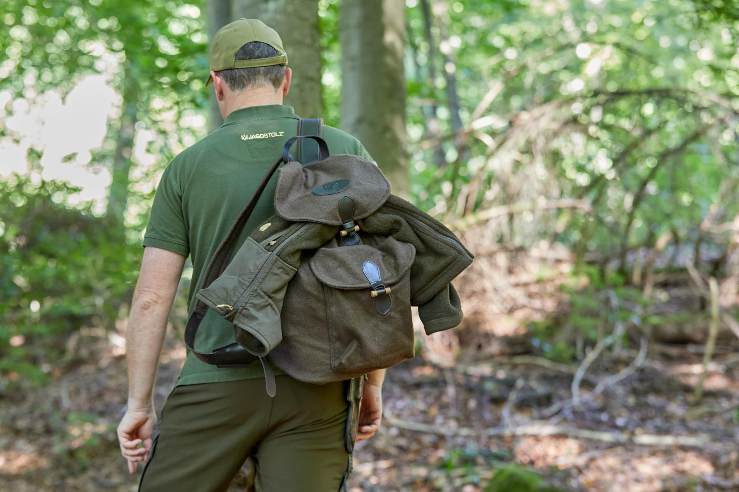 DJV-Jagdrucksack Premium | Hochwertiger, flüsterleiser Loden-Rucksack mit 25 Litern Volumen | zahlreiche Taschen und gepolsterte Trageriemen | Perfekt für leise und erfolgreiche Jagdabenteuer!