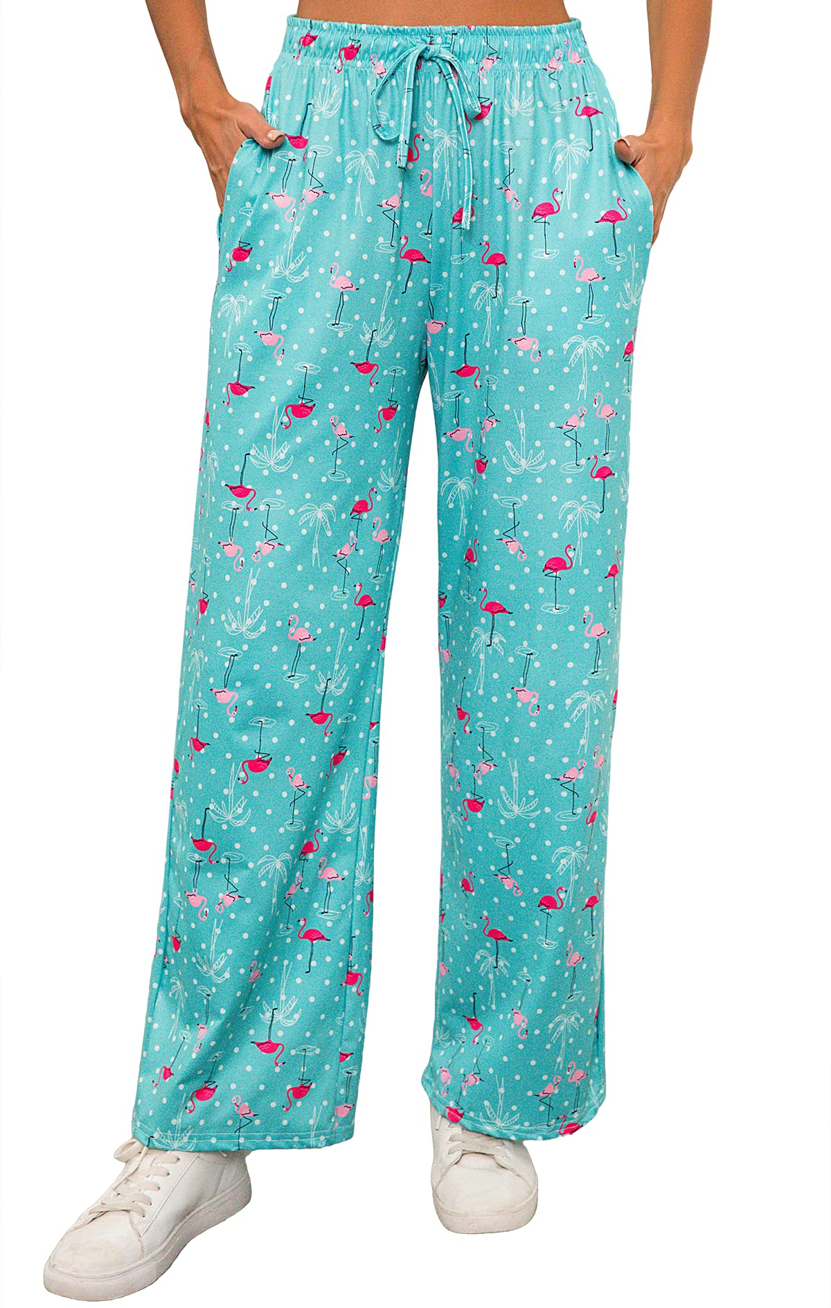 X-Image Women Comfy Casual Pajama Pants with Pockets & Drawstring