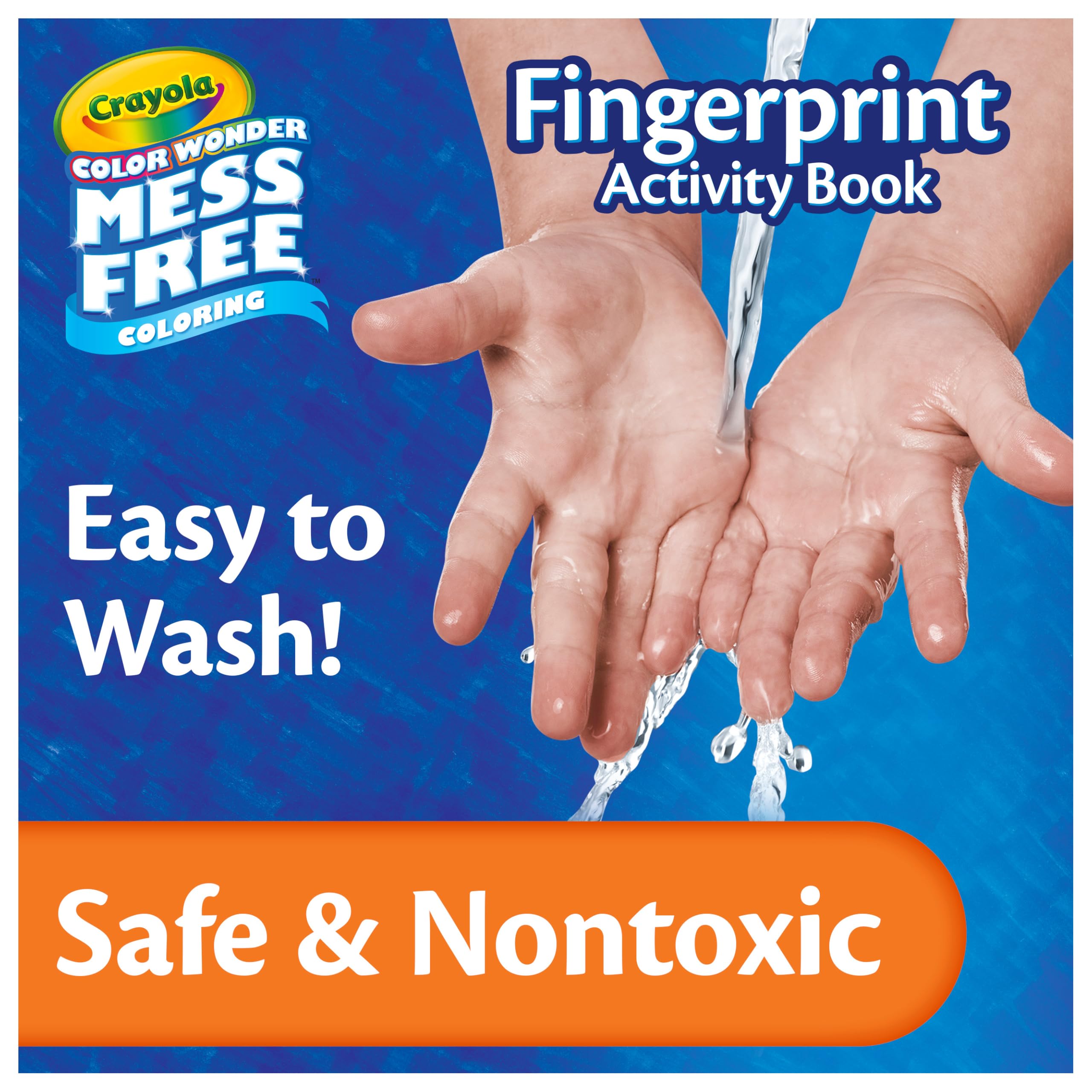 Crayola Color Wonder Mess Free Fingerabdruck-Tintenmalerei-Set, Alternative, Geschenk für Kinder, Alter 3, 4, 5, 6 Jahre