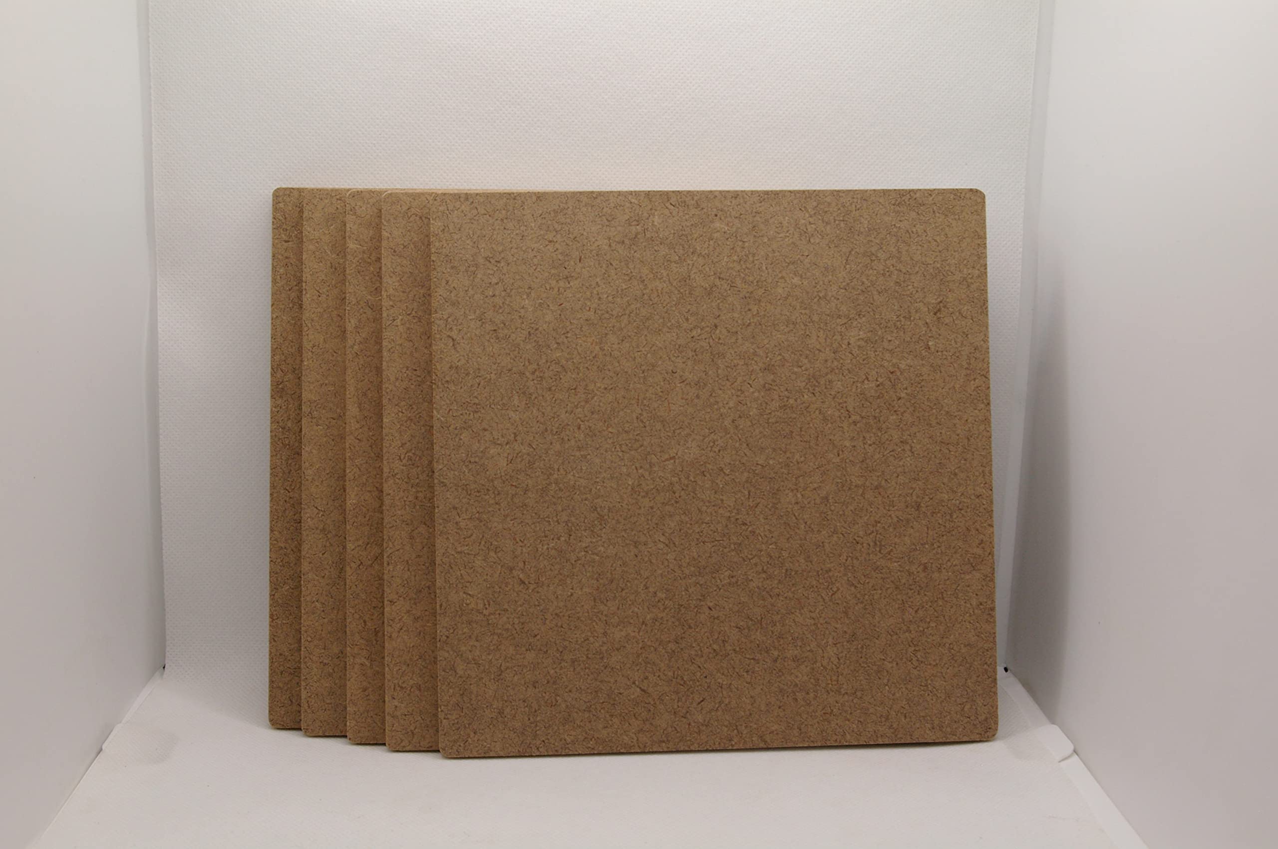 Red Bird Pottery Supplies, Tempered Hardboard Inserts for Pottery Bat, Black, Set of 5