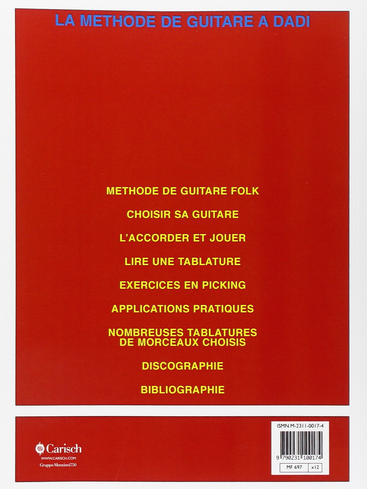 Methode de Guitare à Dadi
