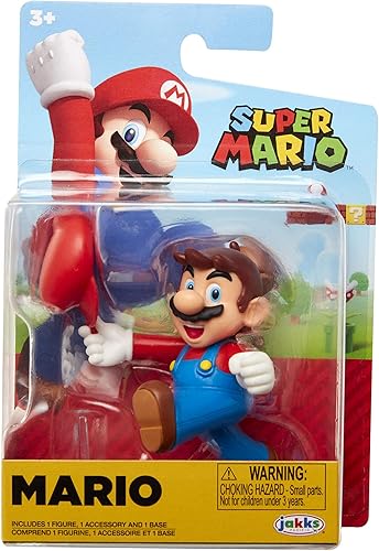 Miniatura 7 de Super Mario Figura de acción de 2.5 pulgadas, sombrero de inclinación de Mario juguete coleccionable