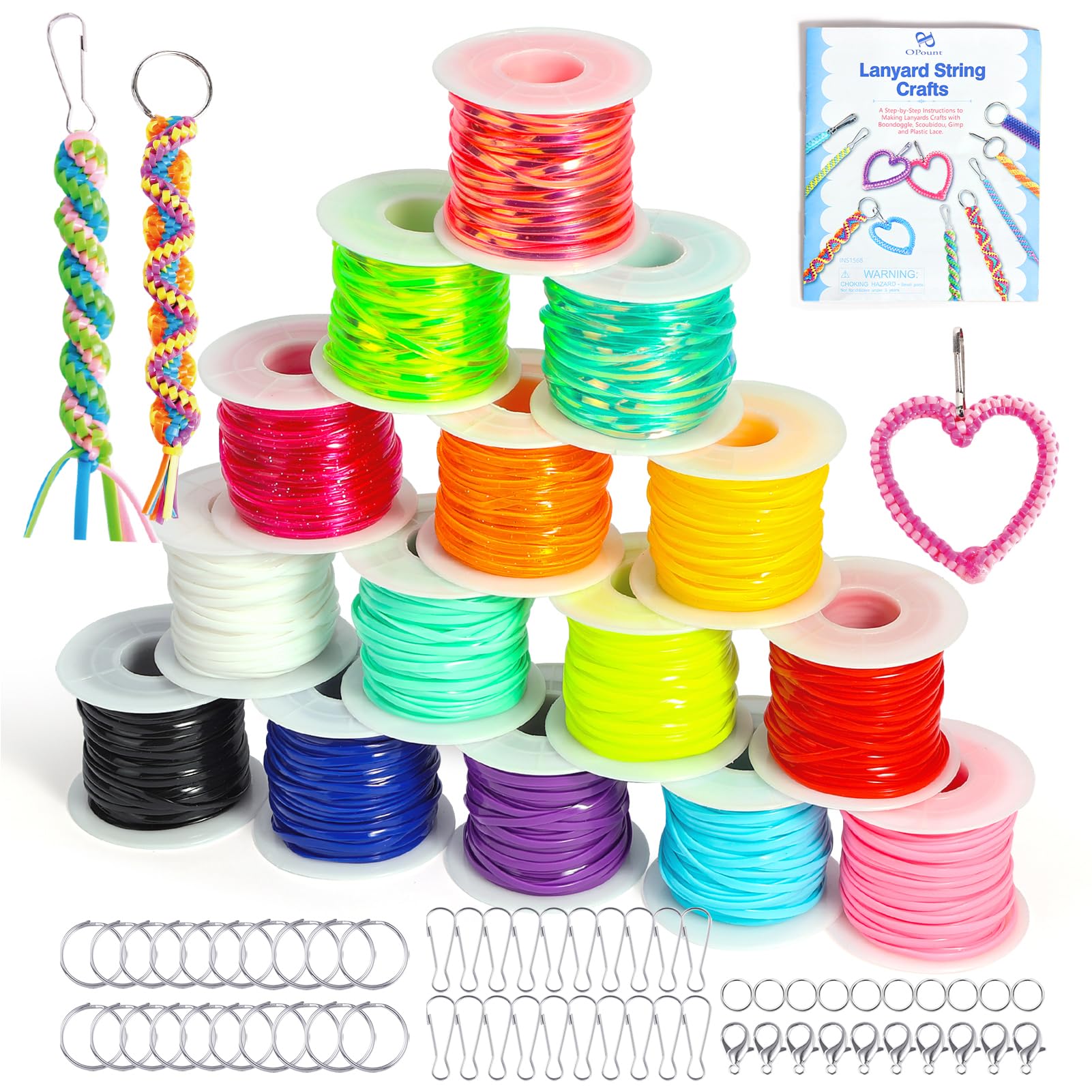Cordon en plastique anti-nœud avec instructions : kit de gimp pour éviter le gaspillage