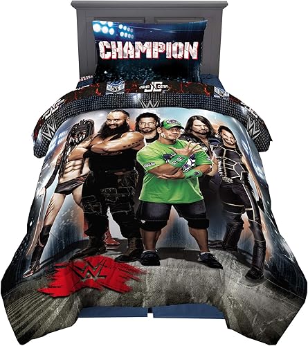 Miniatura 136 de Franco - Juego de ropa de cama coleccionable Nintendo Donkey Kong, 5 piezas, edredón reversible supersuave y juego de sábanas con funda, tamaño Rojo