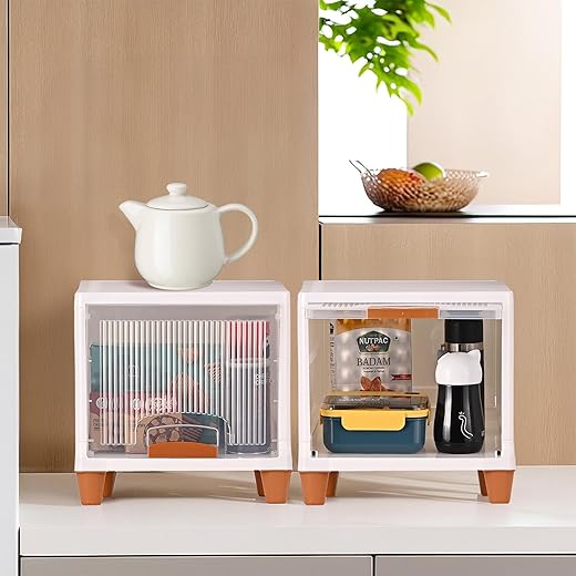 Kuber Industries Modular Cabinet Organizer 2 Units