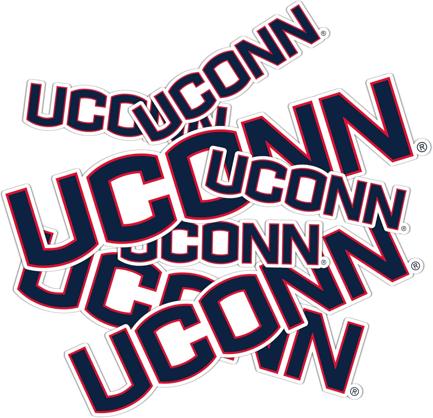 Desert Cactus University of Connecticut Sticker Huskies UConn Vinyl Decals Laptop Water Bottle Car Scrapbook T3 (Type 3-2)