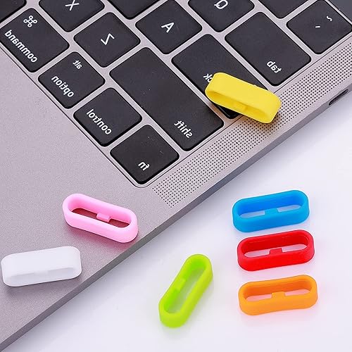 Miniatura 7 de cobee Correas de silicona para reloj, 10 piezas de correas de reloj, anillos de sujeción de repuesto para correa de reloj, correa de reloj, correa