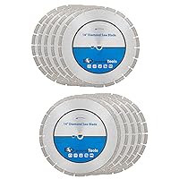 Vista 26 de Hoja de sierra de diamante segmentada de 7 pulgadas para hormigón, ladrillo, bloque y mampostería, altura de segmento de 10 mm, buje de 7/8 pulgadas