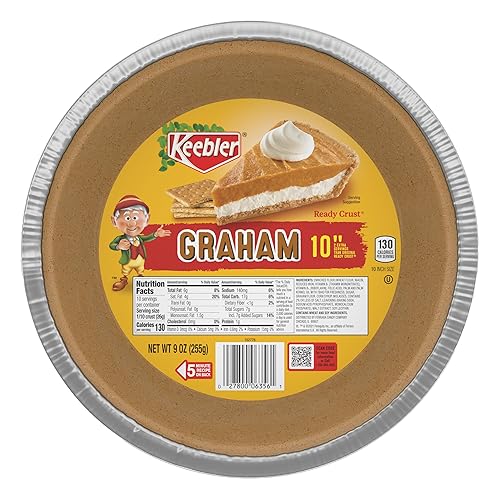 Keebler Ready Pie Crust, Graham Cracker, 10 pulgadas (paquete de 1)