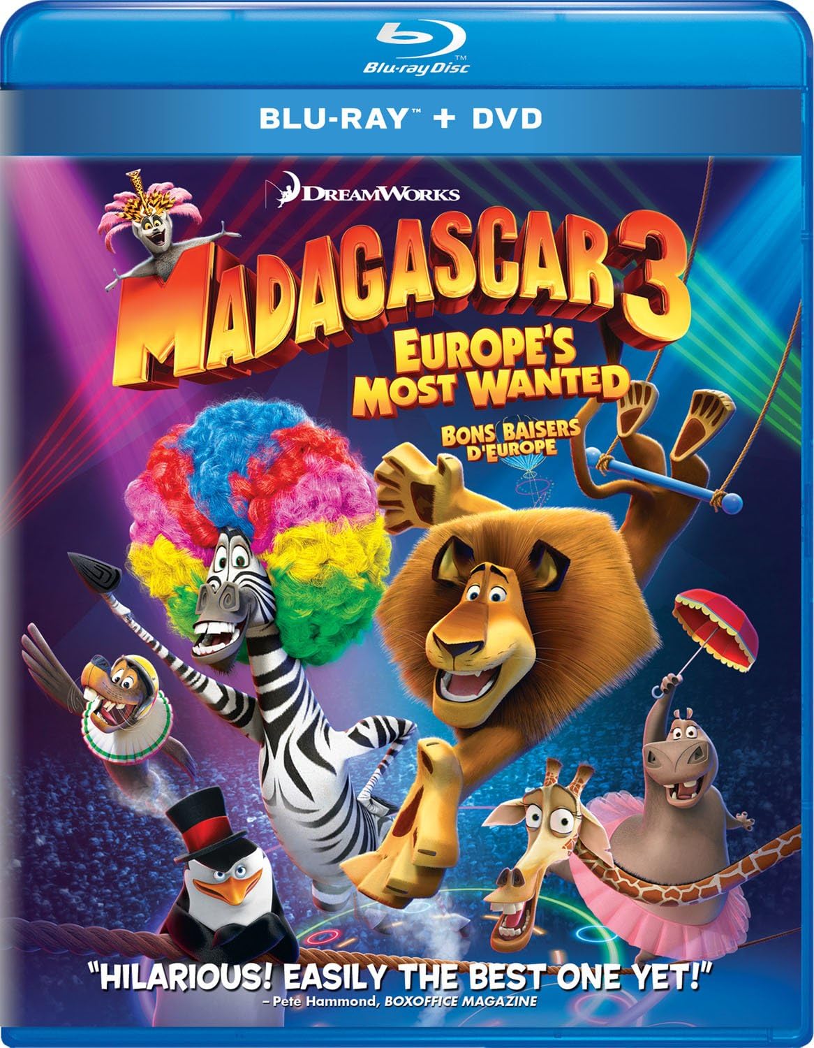 Madagascar 3: Europes Mst Wntd [Blu-ray]
