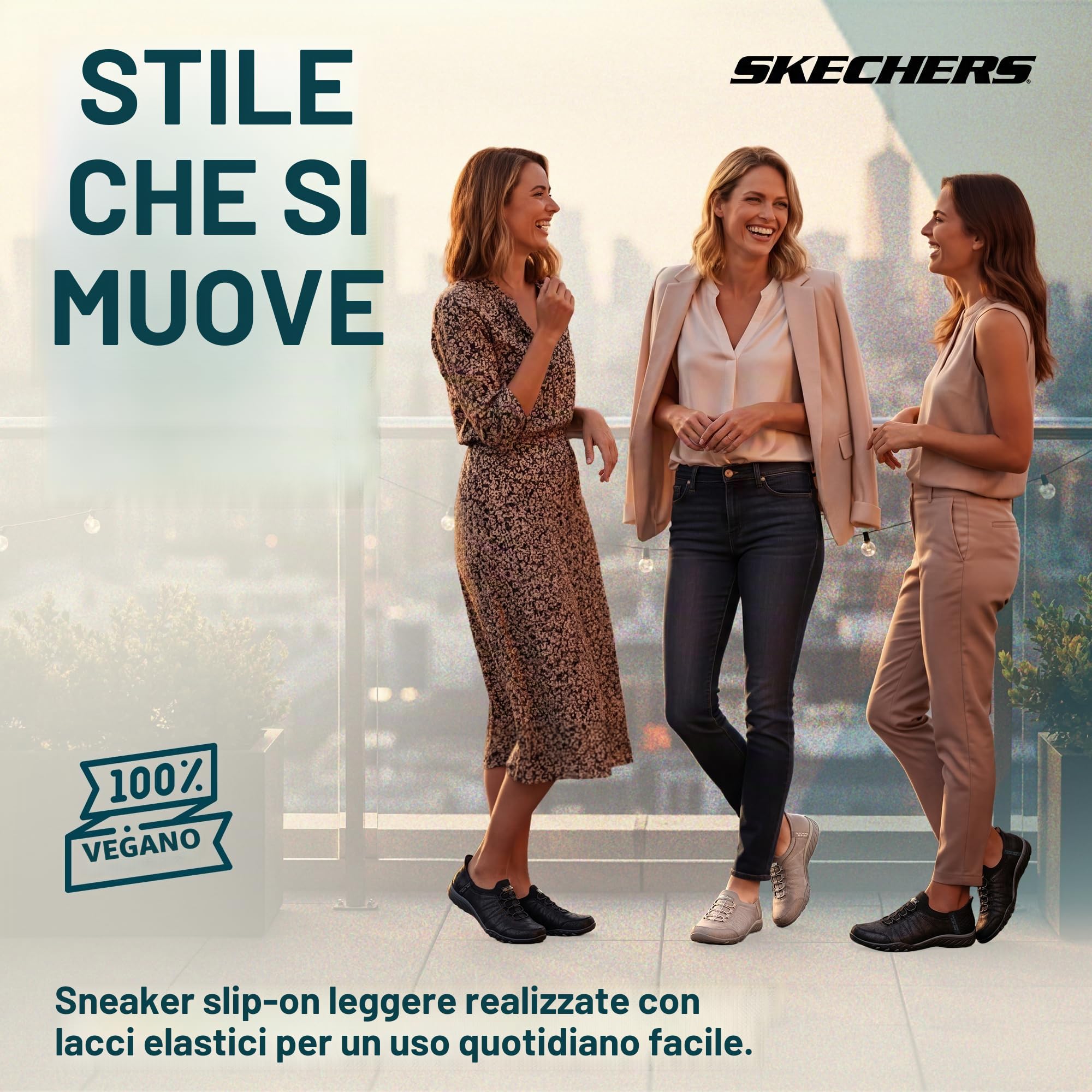 Skechers Donna Breathe-Easy Home-Body Slip-in ALLENATRICE