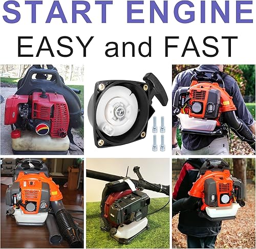 Miniatura 5 de Arranque de tracción Repalcement Asamblea de retroceso para soplador de mochila 150 BF 150 BT 350 BF 350 BT EB630 EB630 (EPA) EB630RT EB630RT (EPA)