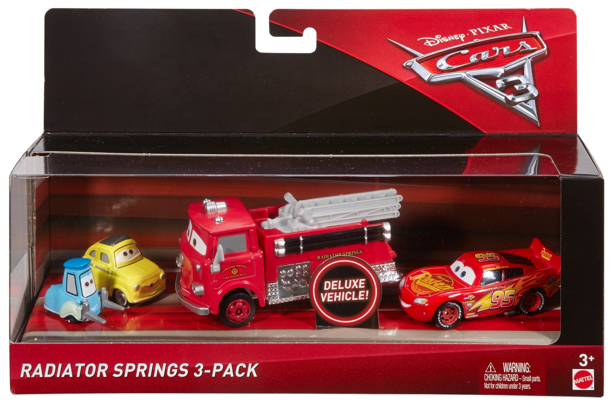 Mattel Disney Cars FNV13 – Disney Cars 3-Cast 3'lü paket 2 x 1: 55