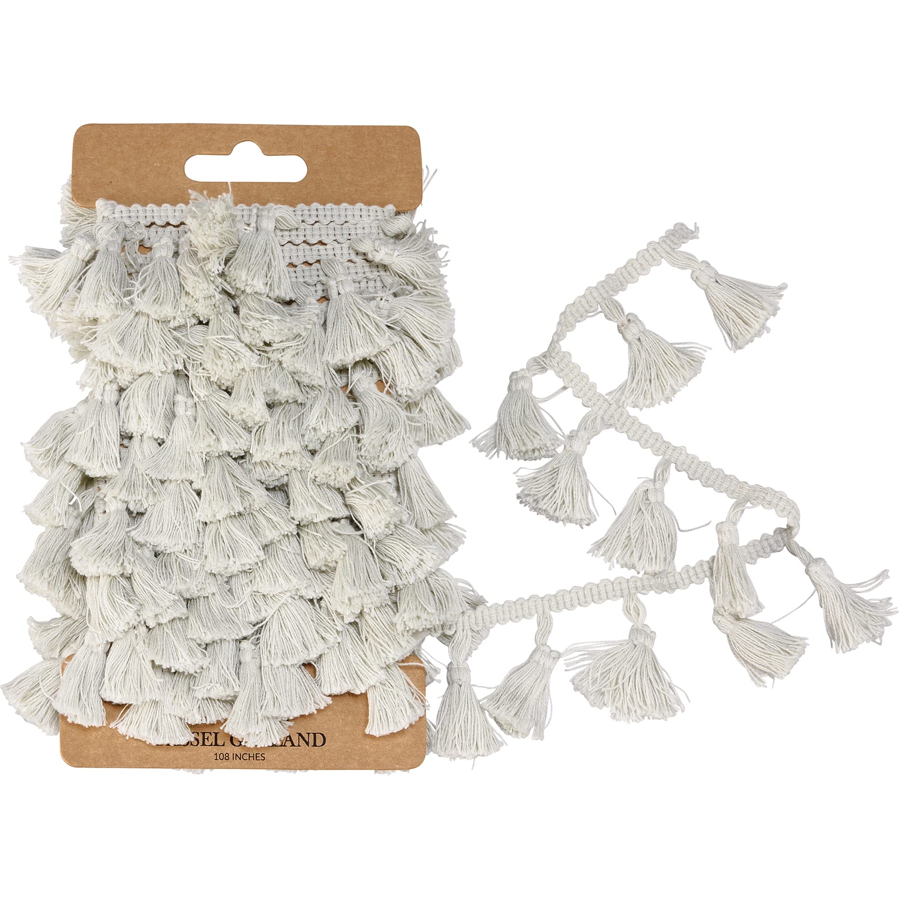 Guirnalda de tela bohemia para decoración de salones y eventos acogedores