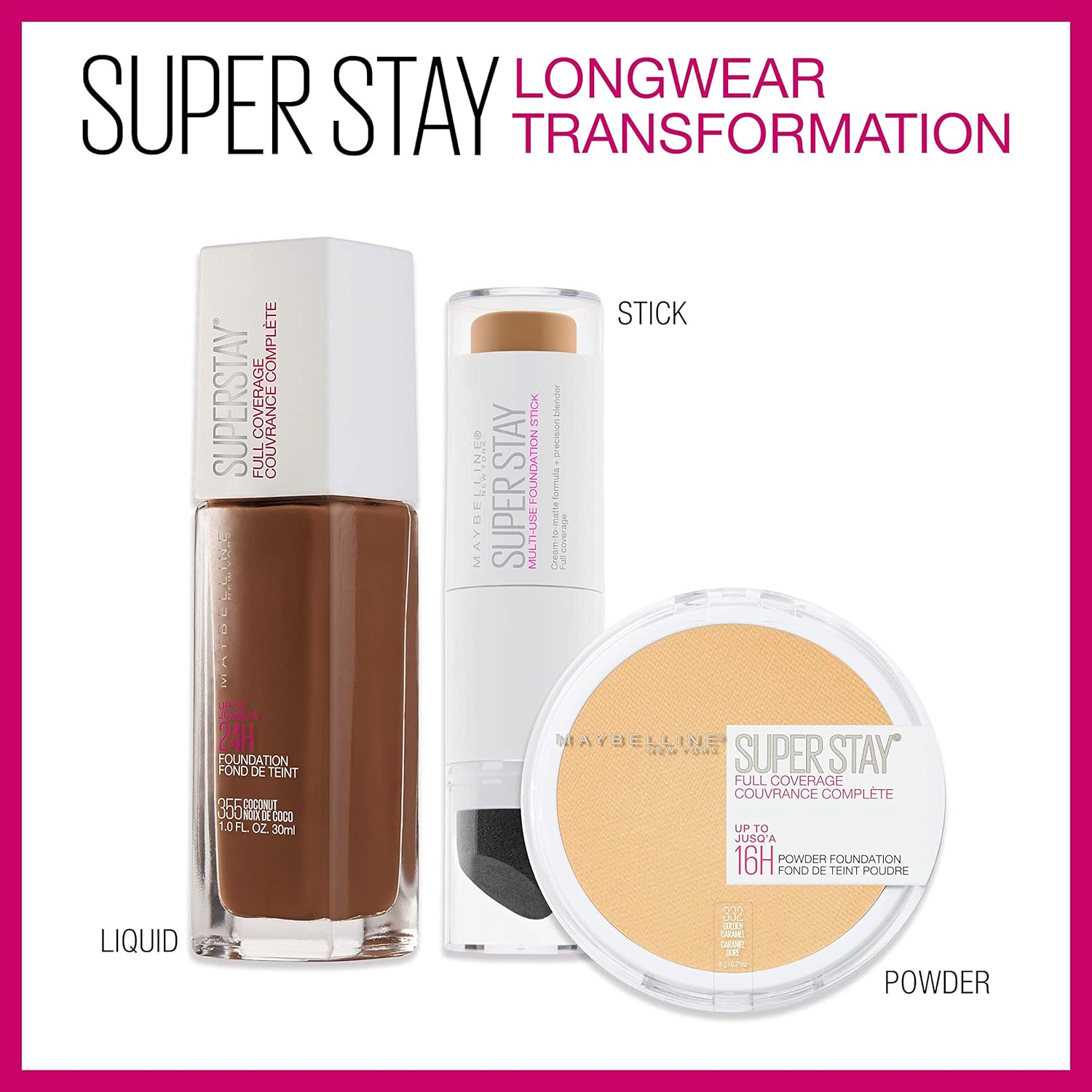 Buy Maybelline New York Super Stay Full Coverage Powder Foundation Makeup 312 Golden 0 21 Oz Online At Lowest Price In Saint Helena Ascension And Tristan Da Cunha B07gx6d663
