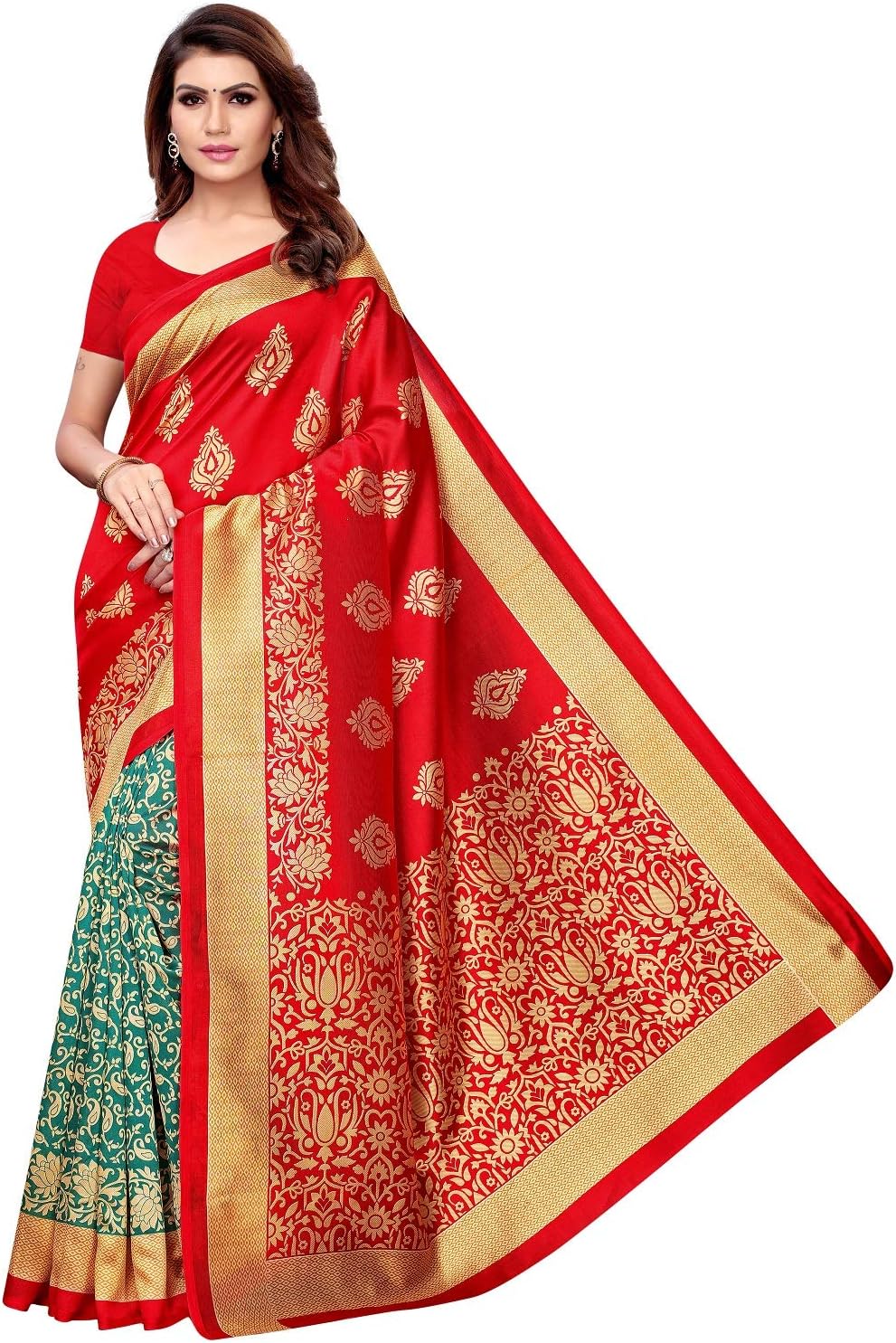 J B Fashion Saree For Women Half Sarees Under 399 2019 Beautiful For Women saree free size with blouse piece