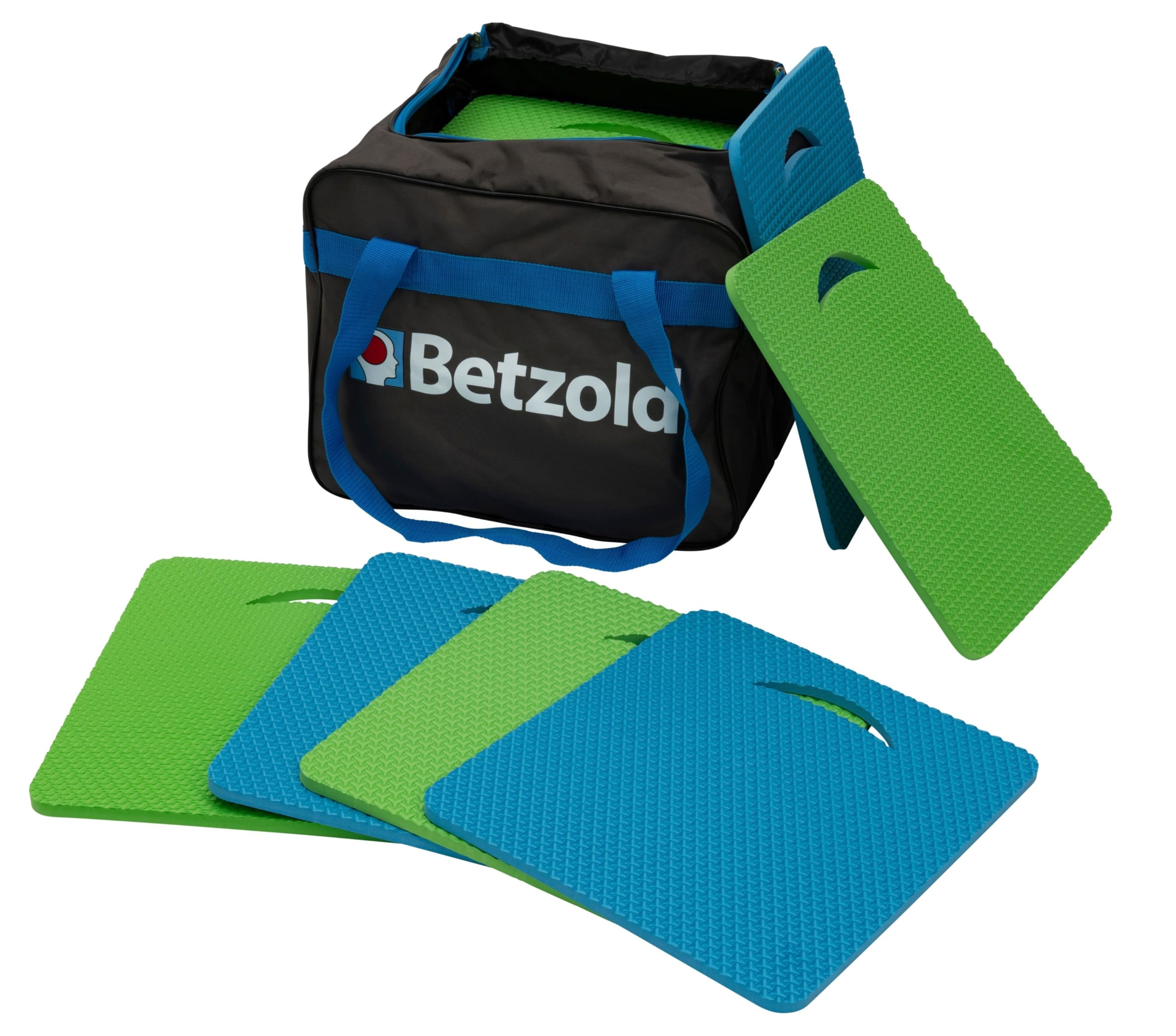 Betzold Sitzunterlagen-Set - 31-teilig inkl. Tasche Sitzmatten Kunststoff Indoor Outdoor