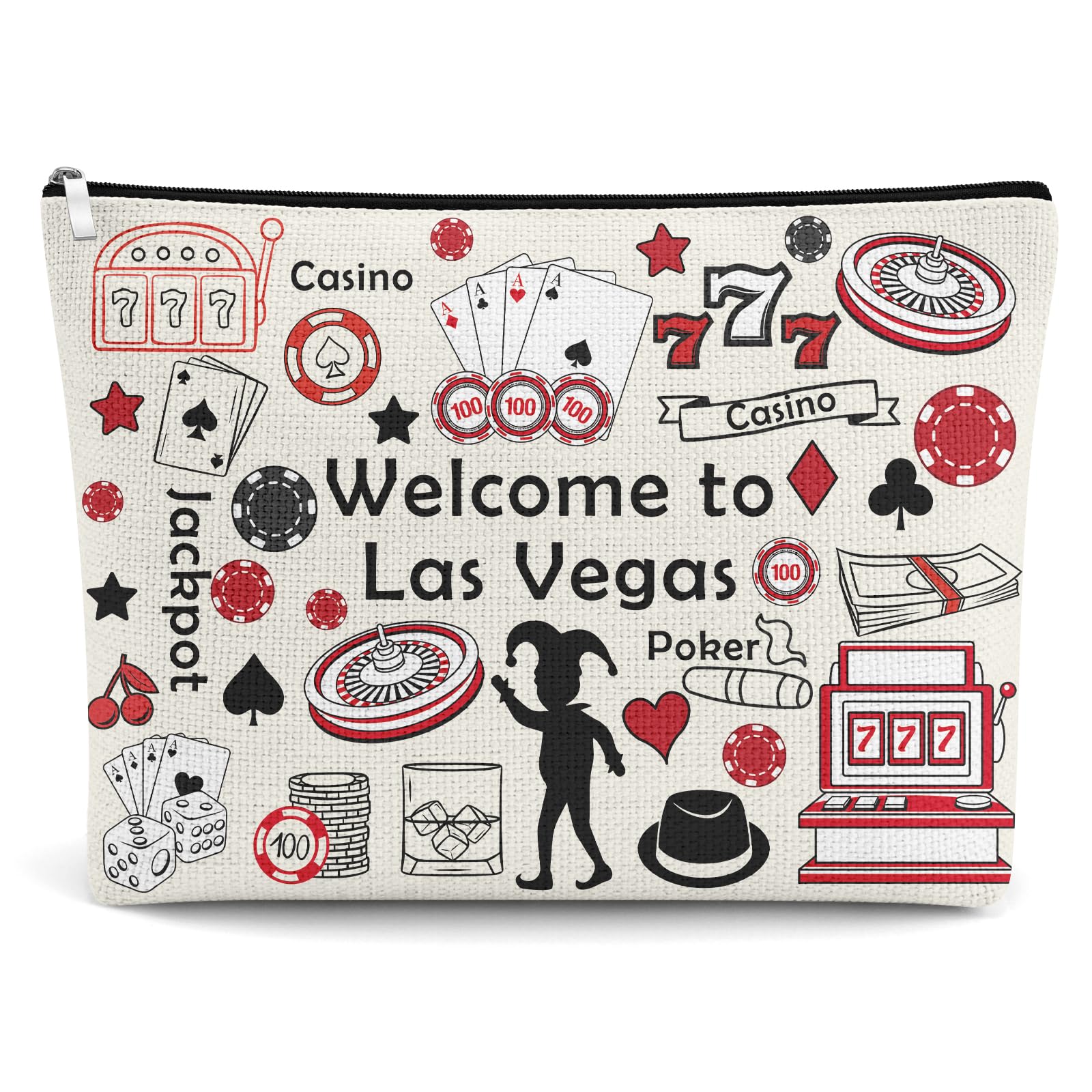 Girls Trip Makeup Bag Gifts for Las Vegas Travel Lovers Cosmetic Bags