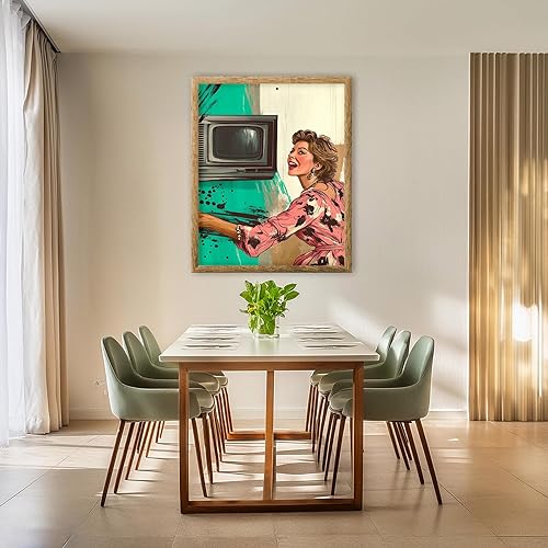 Miniatura 6 de Posterizer 1 póster vintage inspirado en los años 80 para un espectáculo de comedia retro -1 - Arte de cine y cine - Regalo para niñas, niños,