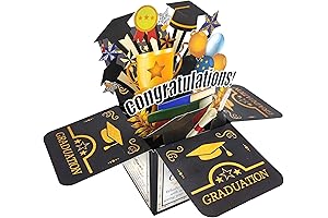 Graduation Gift Cards 2023 High School: Pop-up Card with Personalized Gift