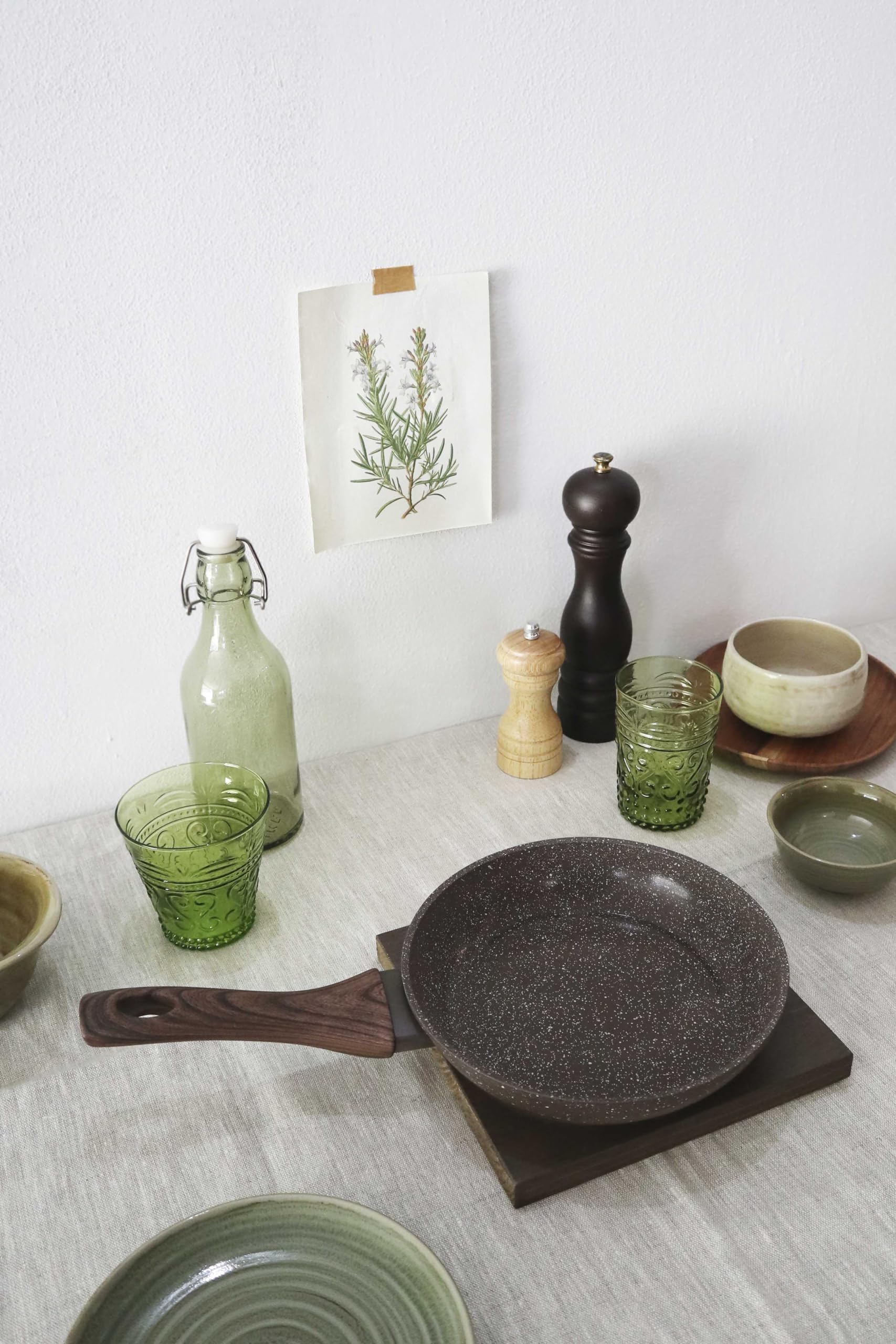 Padella Natura EcoTech 24 Cm - Senza PFAS, Antiaderente Effetto Pietra, Per Tutti I Piani Cottura - Foto 6