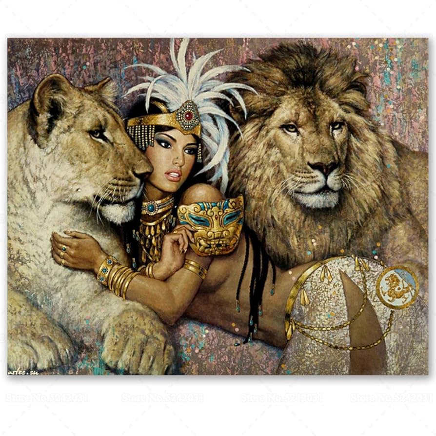 抽象油彩画 ライオンキングの世界 500x0.jpg