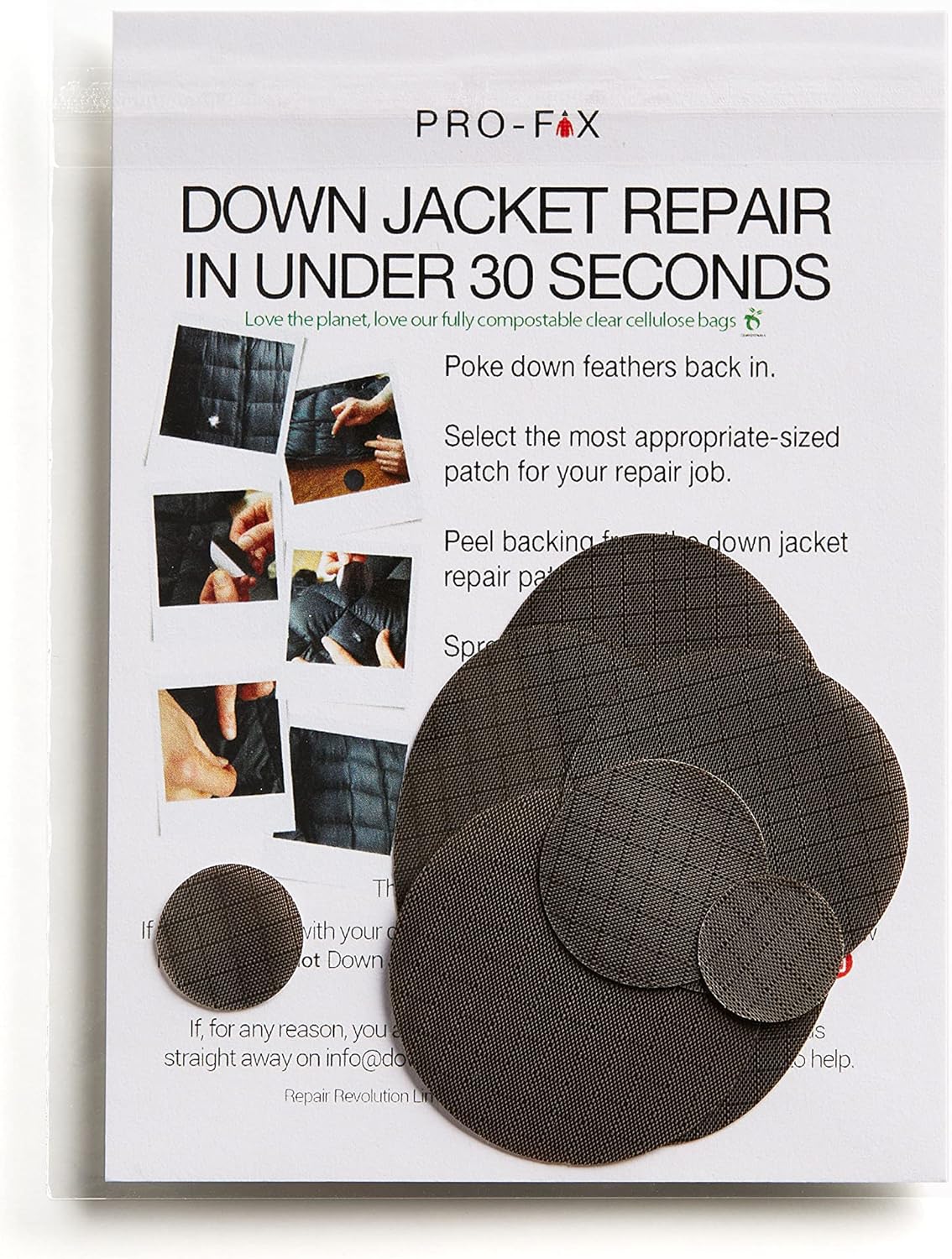 ProFix Down Jacket Repair Kits BigaMart
