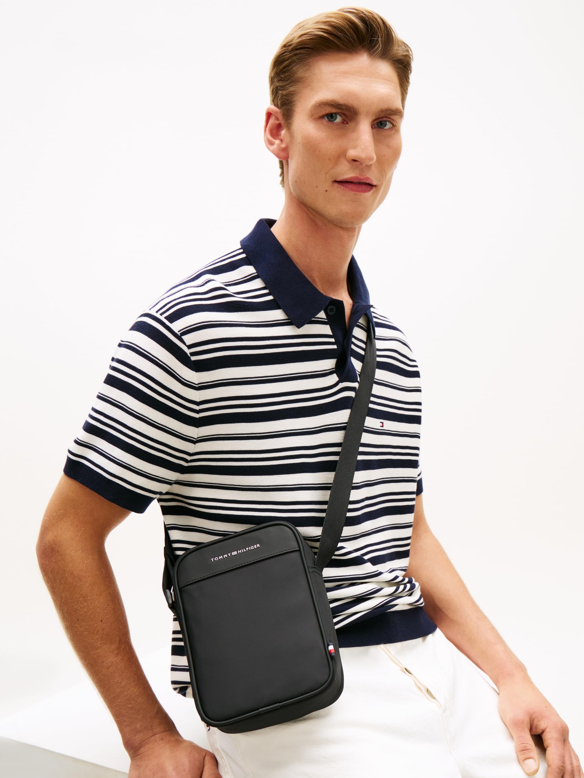 Tommy Hilfiger Th Repreve Mini Reporter Am0am14150 - Crossover Hombre