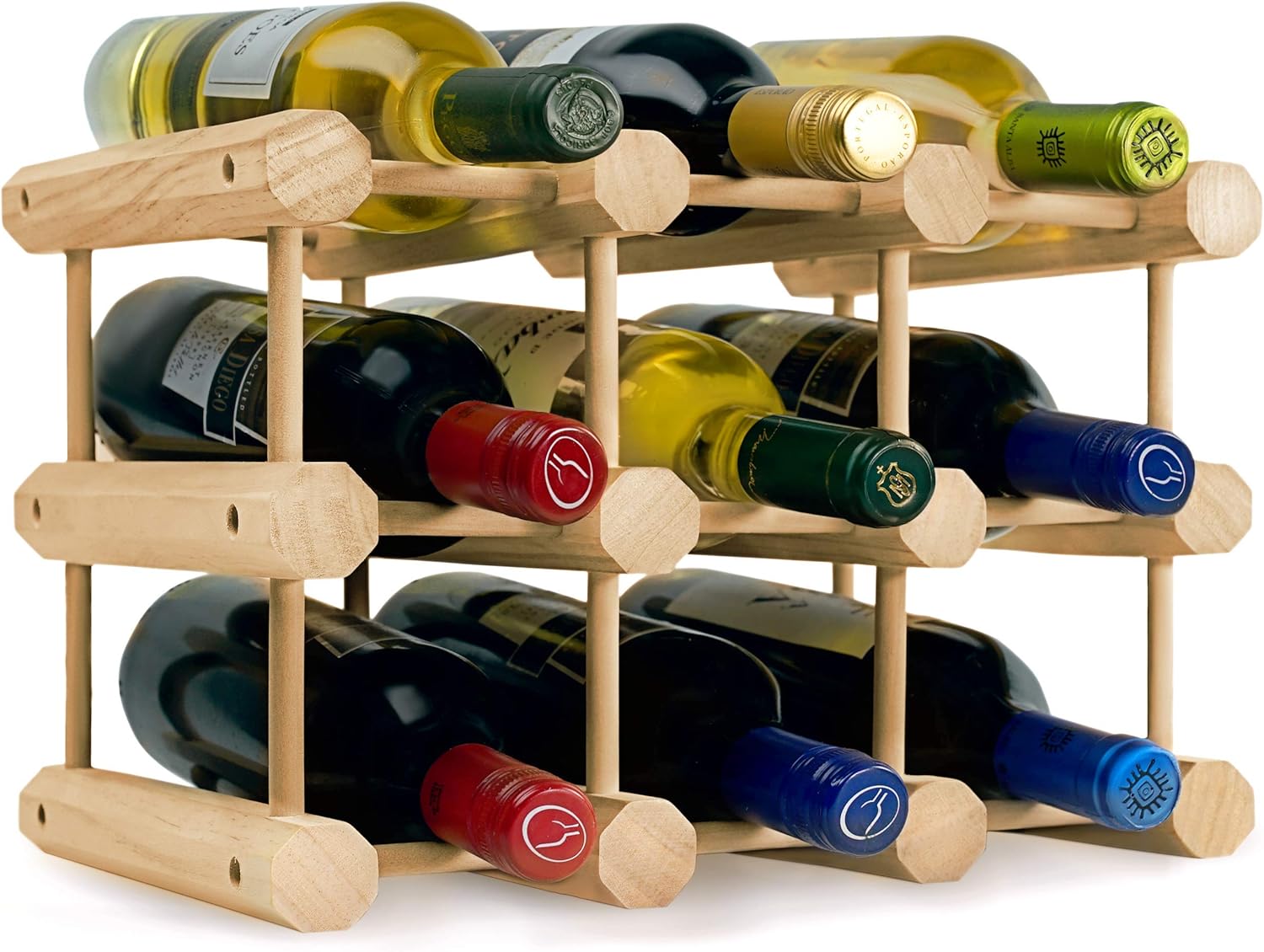 Buy Heincorp Countertop Wine Rack Stackable Wine Storage Free