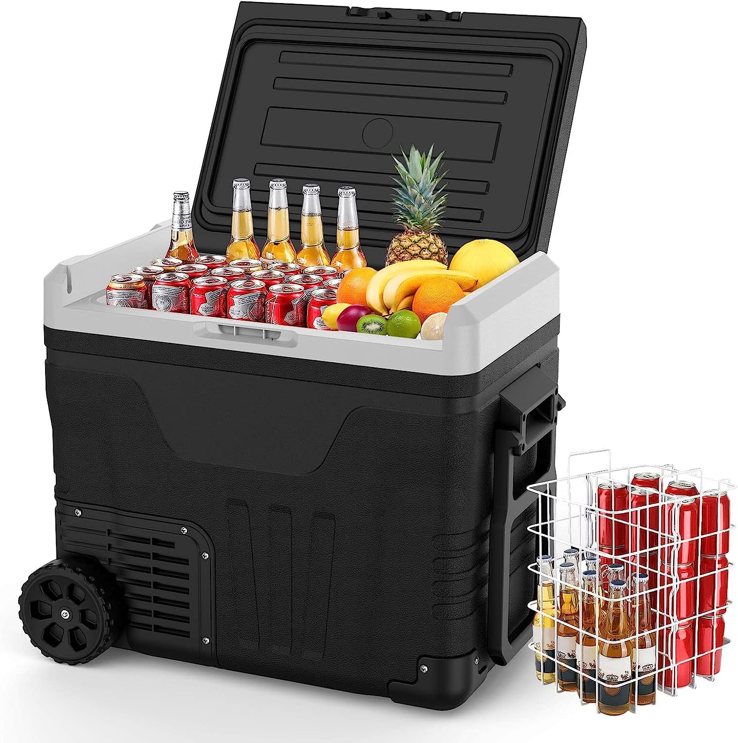 SXYCMY 12V Car Refrigerator 53QT Capacity, Portable Refrigerator