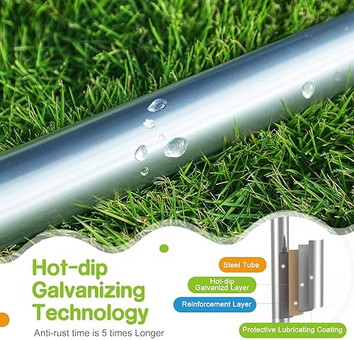 Miniatura 7 de Zupapa No-Gap Design 16 15 14 12FT Trampoline for Kids with Safety Enclosure Net 425LBS Weight Capacity Outdoor Backyards Trampolines for Children