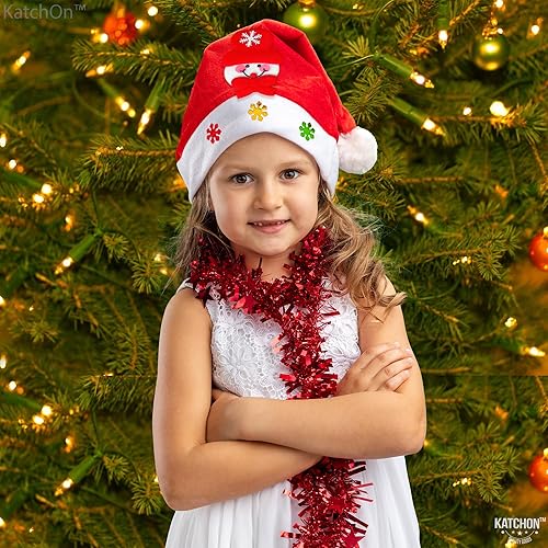 Miniatura 5 de KatchOn, Red Santa Hats for Kids - Unisex  Santa Hats Adult, Kids Santa Hat  Christmas Hat for Christmas Party Decorations