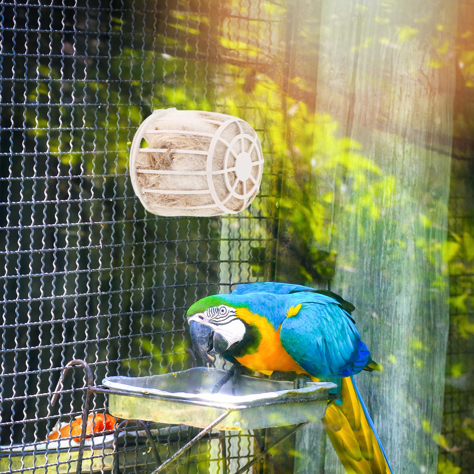 CIOTOLE PER NIDIFICAZIONE Uccellini Canarini Gabbia Per Allevamento Pappagalli Colibrì Casa - Foto 2