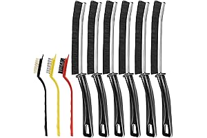 9-Piece Showerhead Cleaning Brush Kit: Tackle Grout, Tracks, and More