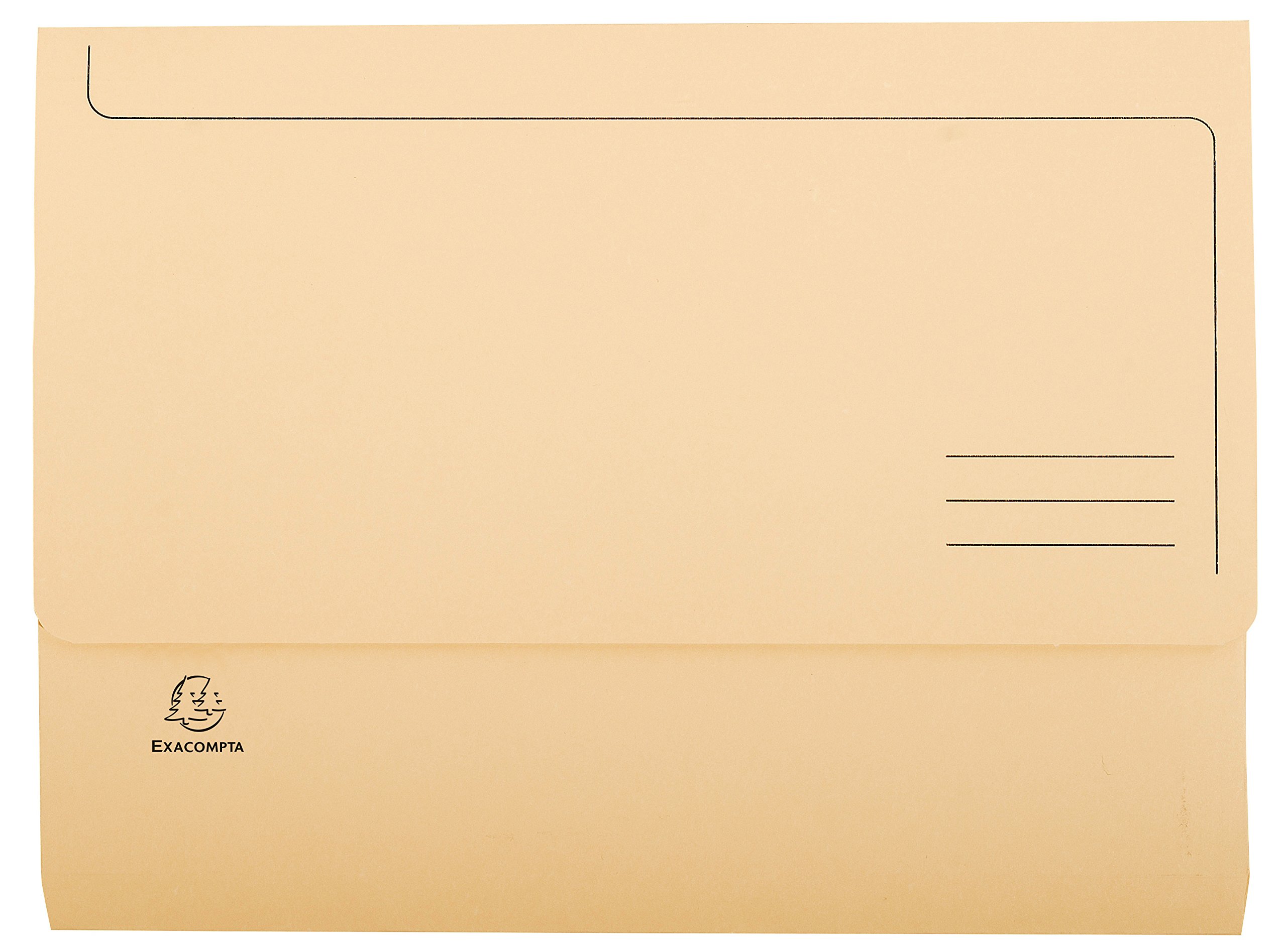 Exacompta Super Pack di 25 cartelline tasca per A4 24 x 32 cm, colori assortiti
