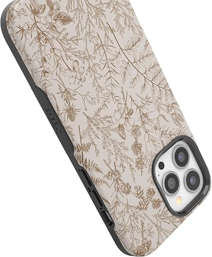 Miniatura 644 de Casely Funda para iPhone 13 Pro Max Jardín dorado Floral de girasol amarillo Compatible con MagSafe Diseño protector audaz Jardín Dorado