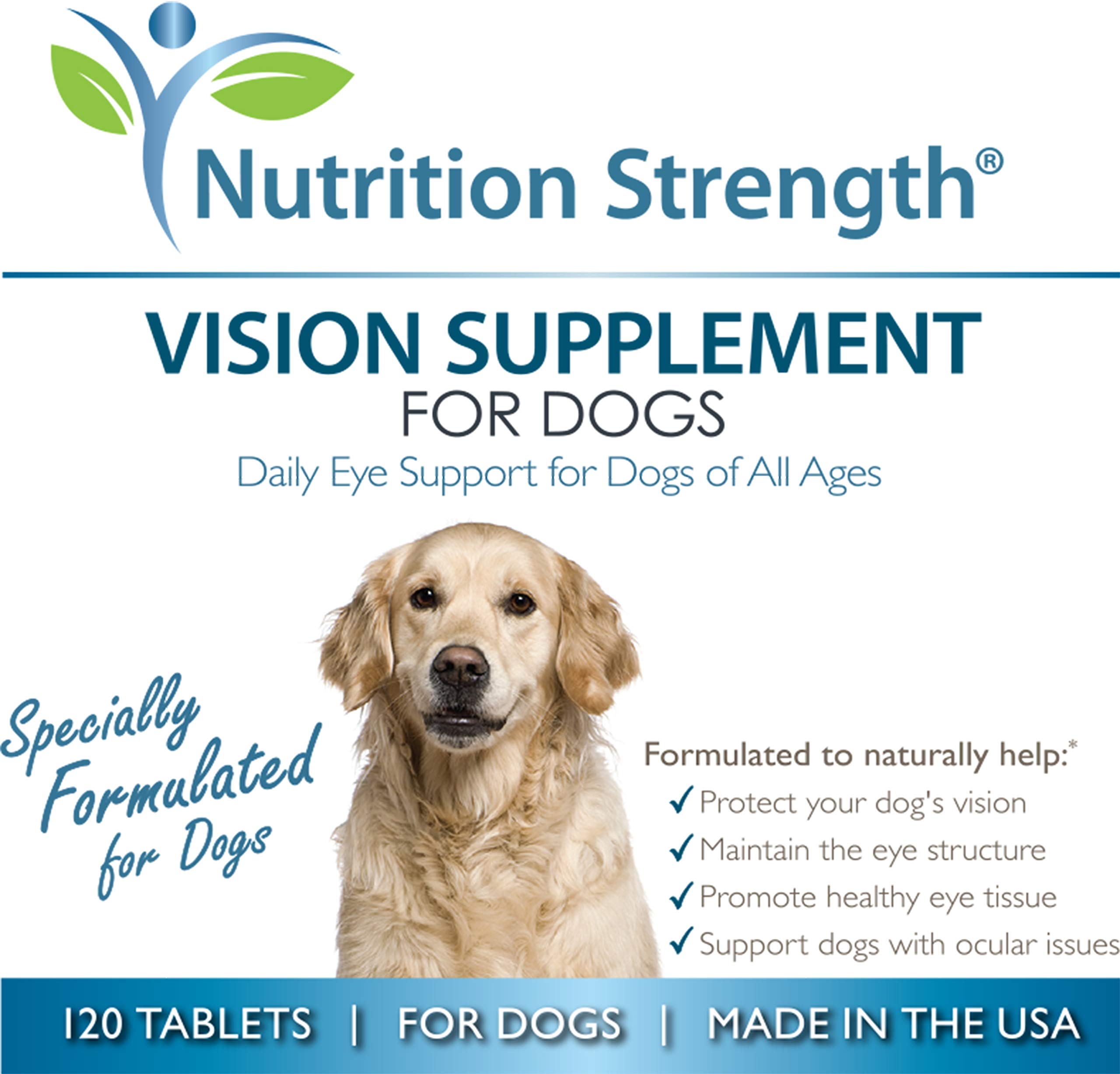 Nutrition Strength Eye Care for Dogs Daily Vision Supplement with