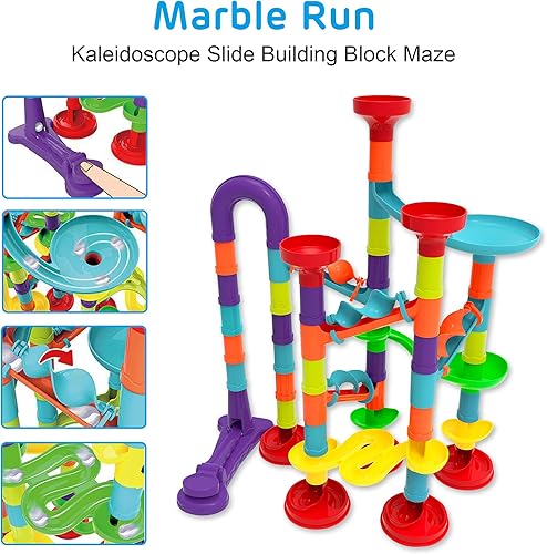 Miniatura 2 de Blacka Juego de carreras de mármol para niños de 4 5 6 7 8 9 10 años en adelante, juguetes educativos STEM regalo de cumpleaños, festival, A880,