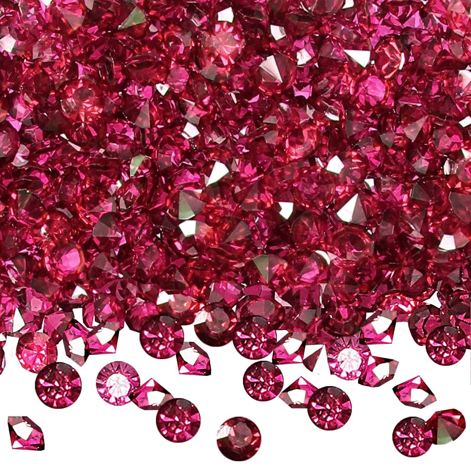 TOAOB 5000 Pezzi Cristalli Decorativi Dispersione 3 Mm Rosa