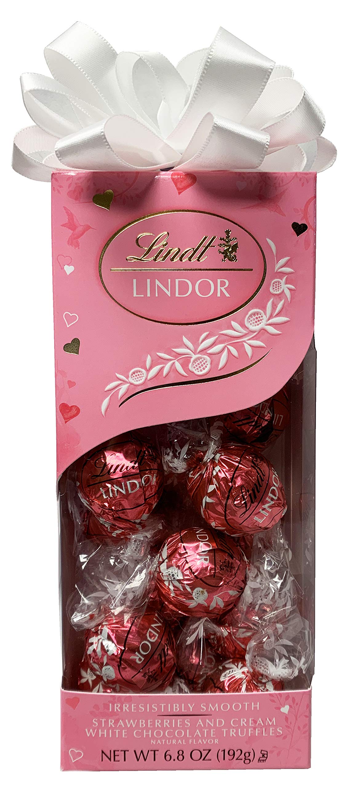 Buy Lindt Lindor Valentine’s Day Strawberries & Cream White Chocolate